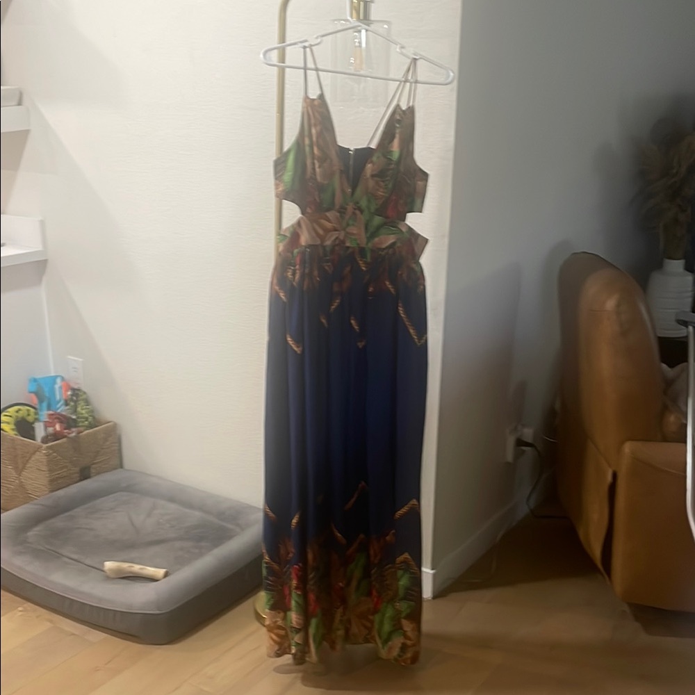 Elegant Multicolor Maxi Dress